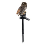 Outdoor Waterproof LED Solar Sculpture Owl Lamp